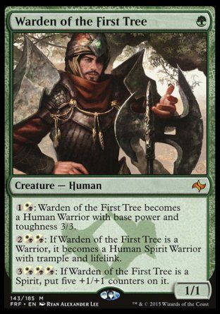 Warden of the First Tree (Fate Reforged) Trading Card