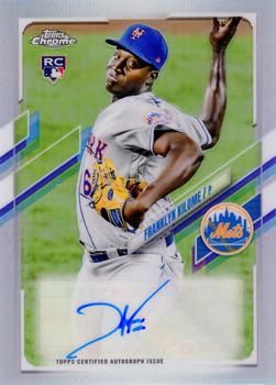 Franklyn Kilome 2021 Topps Chrome Update - Autographs Baseball #CUSA-FK Sports Card