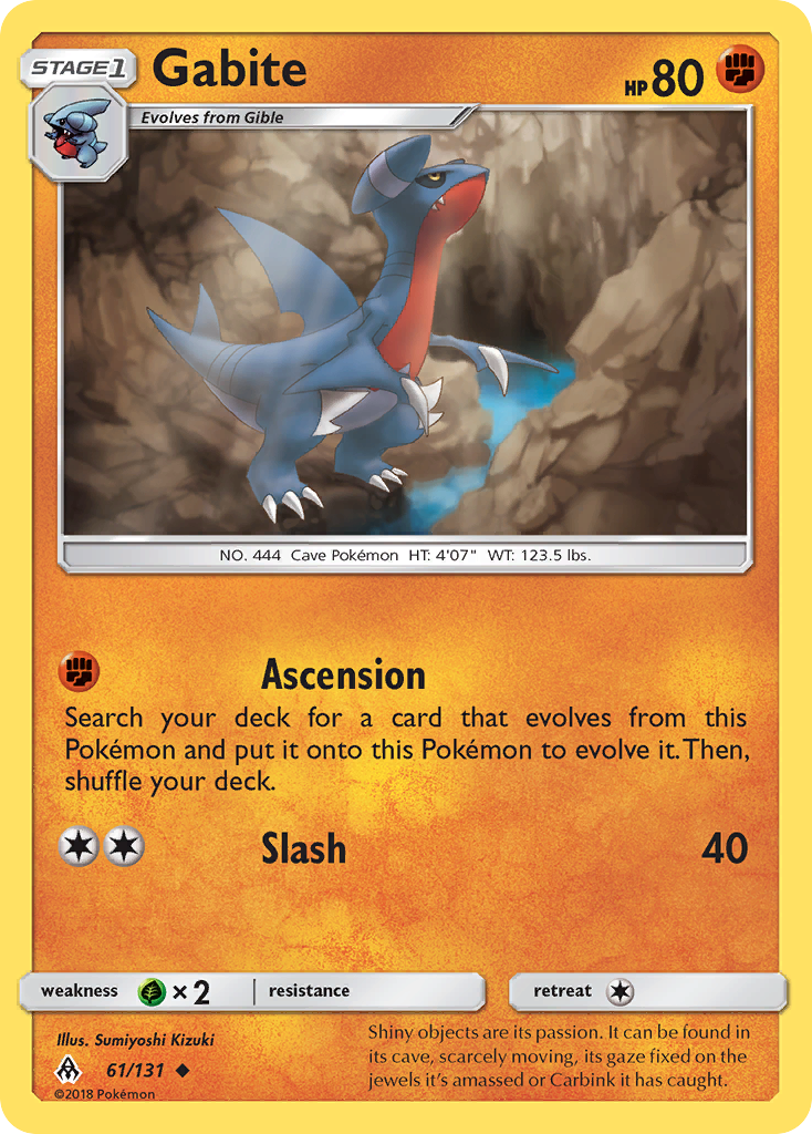 Gabite (61/131) - Forbidden Light Pokémon Card