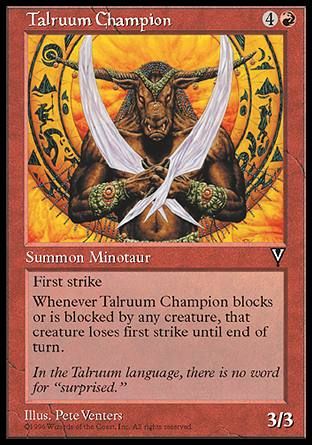 Talruum Champion (Visions) Trading Card