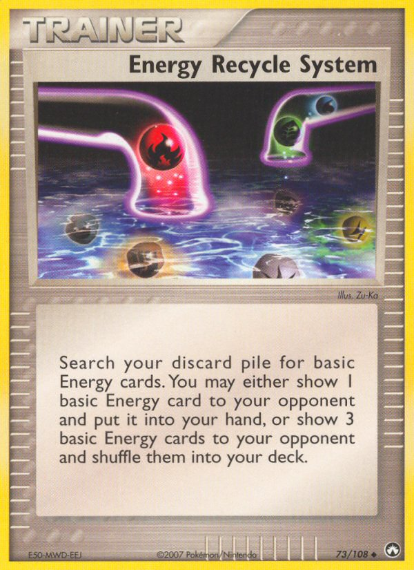 Energy Recycle System (Trainer: Item) (73/108) - Power Keepers Pokémon Card