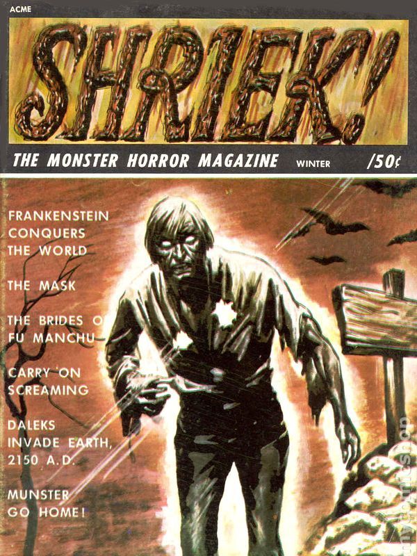 Shriek the Monster Horror Magazine #4 Comic