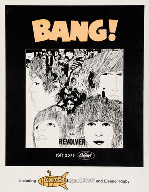 The Beatles Bang! Revolver Promotional Poster 1966
