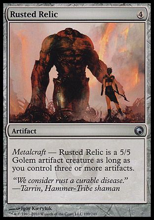 Rusted Relic (Scars of Mirrodin) Trading Card