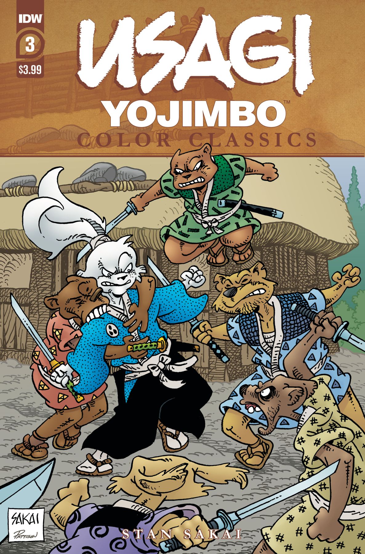 Usagi Yojimbo Color Classics #3 Comic