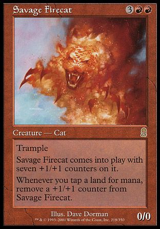 Savage Firecat (Odyssey) Trading Card