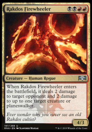 Rakdos Firewheeler (Ravnica Allegiance) Trading Card