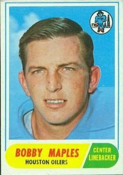 Bobby Maples 1968 Topps #16 Sports Card