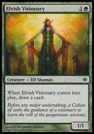 Elvish Visionary (Shards of Alara) Trading Card