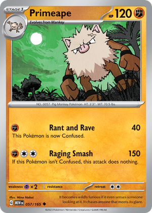 Primeape (57/165) - 151