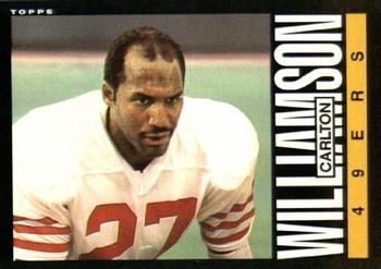 Carlton Williamson 1985 Topps #165 Sports Card