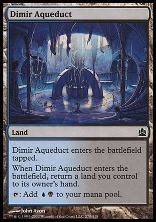 Dimir Aqueduct (MTG Commander) Trading Card