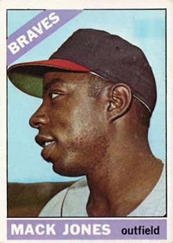 Mack Jones 1966 Topps #446 Sports Card