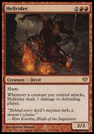 Hellrider (Dark Ascension) Trading Card