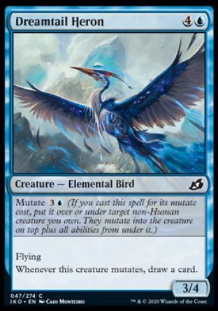 Dreamtail Heron (Ikoria Lair of Behemoths) Trading Card