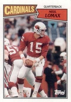 Neil Lomax 1987 Topps #329 Sports Card