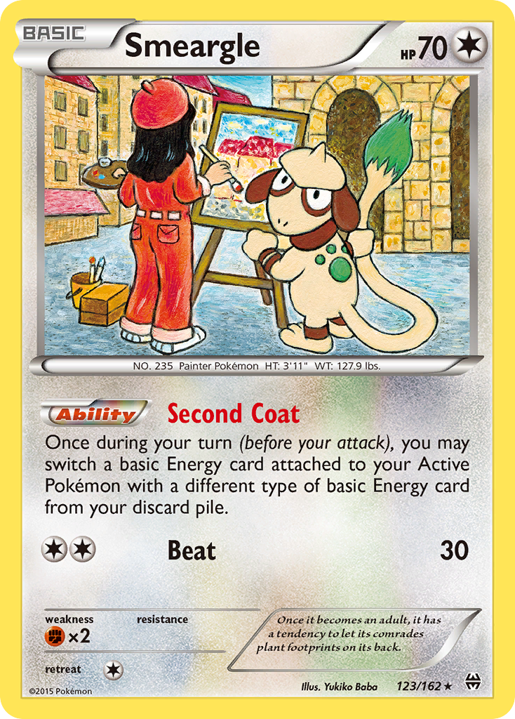 Smeargle (123/162) - BREAKthrough Pokémon Card