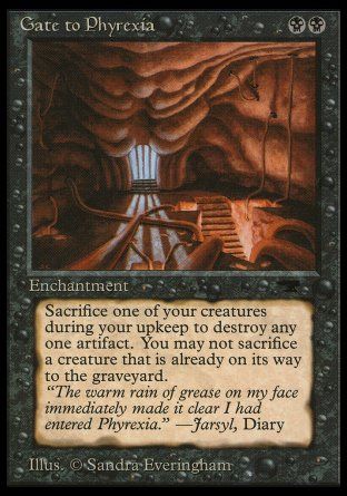 Gate to Phyrexia (Antiquities) Trading Card