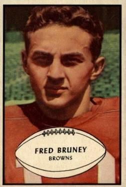 Fred Bruney 1953 Bowman #49 Sports Card