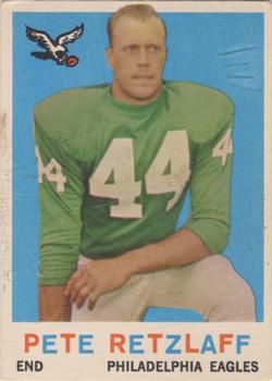 Pete Retzlaff 1959 Topps #88 Sports Card