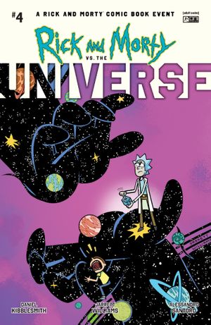 Rick And Morty Vs The Universe #4 (Cvr E Inc 1:50 Jarrett Williams Prime Variant)