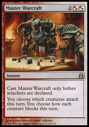 Master Warcraft (MTG Commander) Trading Card