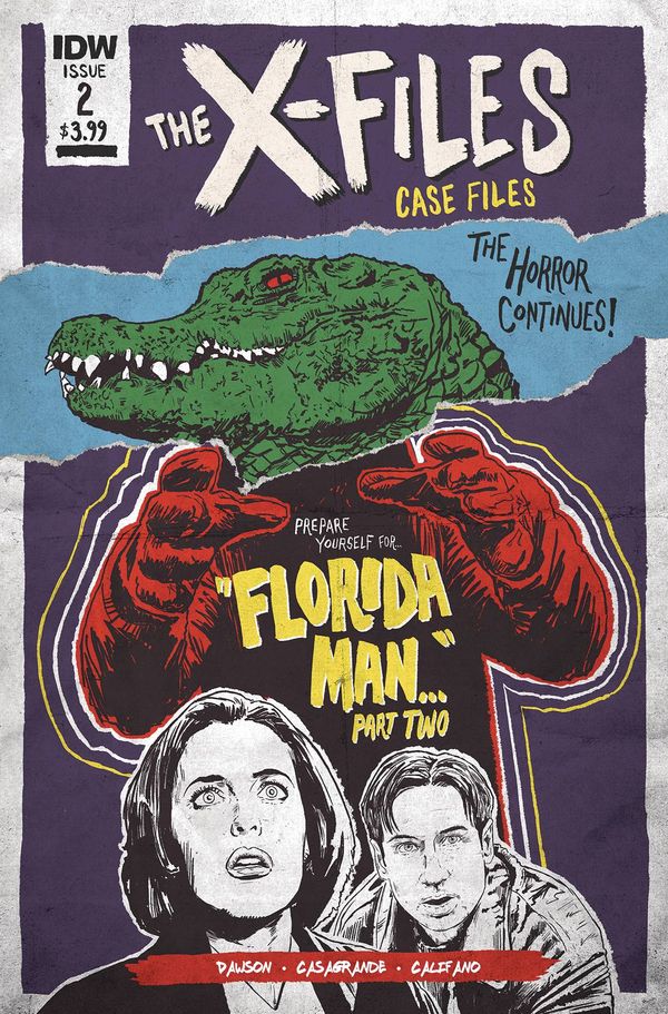X-files Case Files Florida Man #2 (Cover B Lendl)