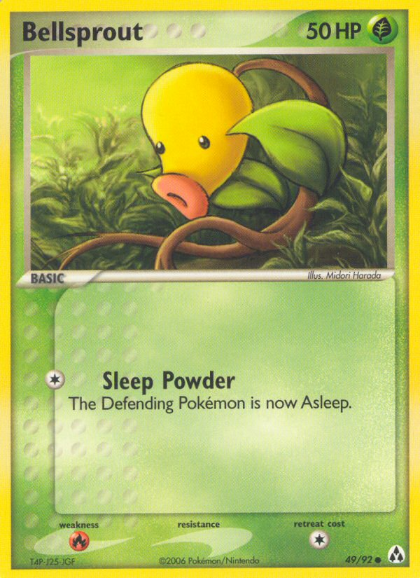 Bellsprout (49/92) - Legend Maker Pokémon Card