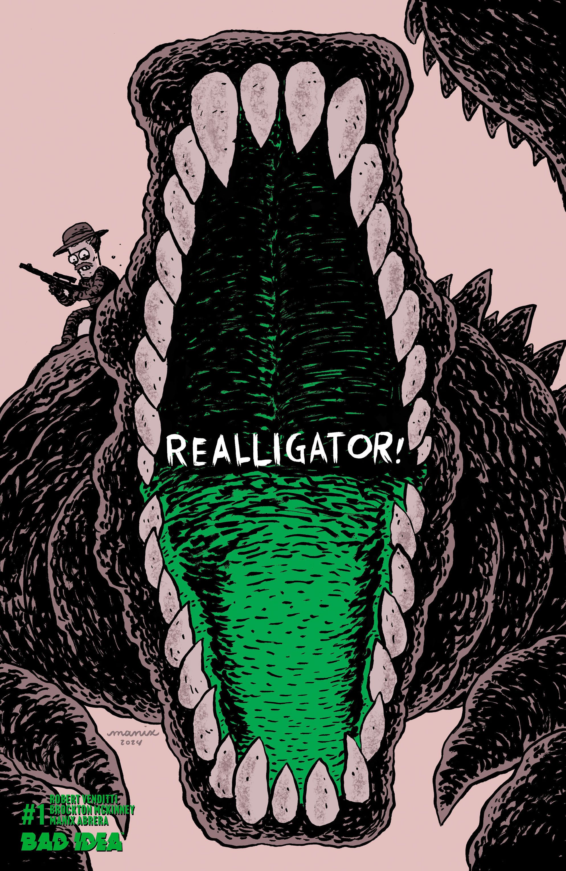Realligator #1 (Cvr H Inc 1:100 Manix Abrera Error Edition Variant) Comic