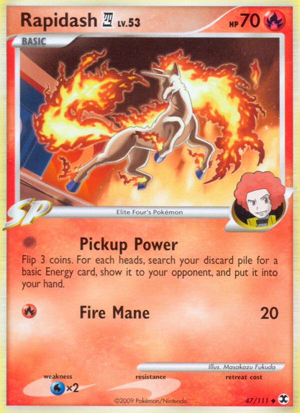 Rapidash E4 (47/111) - Rising Rivals Pokémon Card