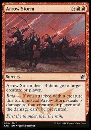 Arrow Storm (Khans of Tarkir)