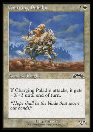 Charging Paladin (Exodus) Trading Card