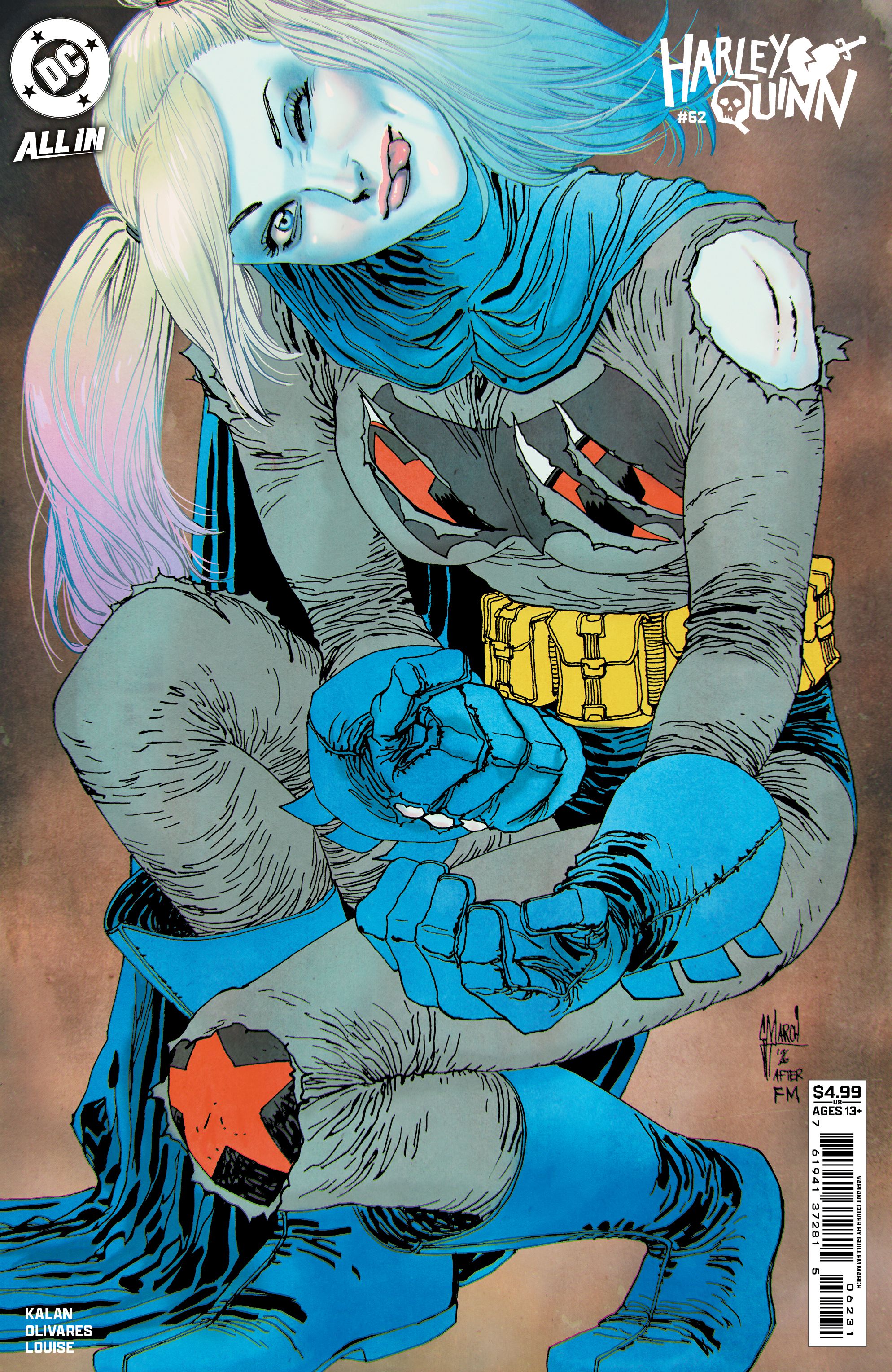Harley Quinn #62 (Cvr C Guillem March Card Stock Variant) Comic