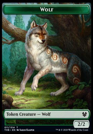 Wolf (Theros Beyond Death) Trading Card