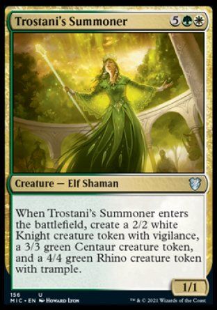 Trostani's Summoner (Innistrad Midnight Hunt Commander Decks) Trading Card