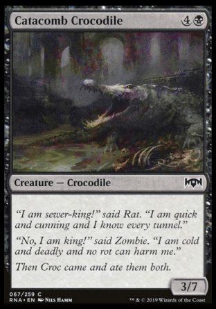 Catacomb Crocodile (Ravnica Allegiance) Trading Card