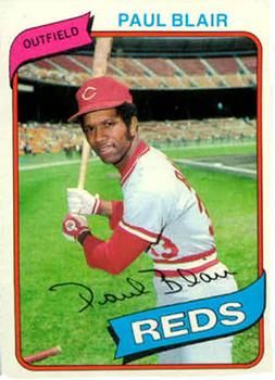 Cesar Geronimo - 1980 Topps #475 - Cincinnati Reds Baseball Card