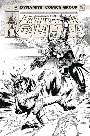 Battlestar Galactica Classic #1 (20 Copy Chen B&w Cover)
