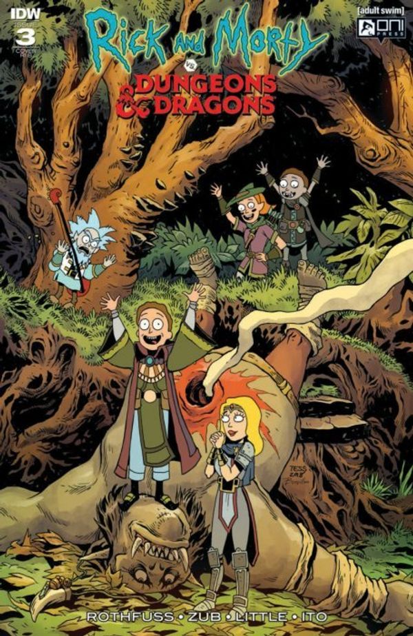 Rick and Morty Vs. Dungeons and Dragons #3 (20 Copy Cover Fowler)