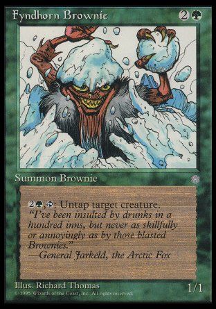 Fyndhorn Brownie (Ice Age) Trading Card