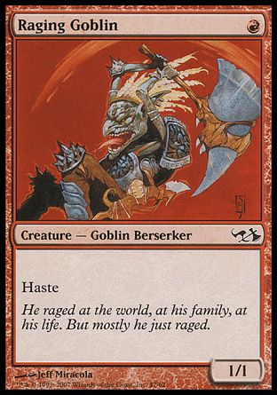 Raging Goblin (Elves vs. Goblins) Trading Card