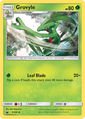 Grovyle (9/168) - Celestial Storm