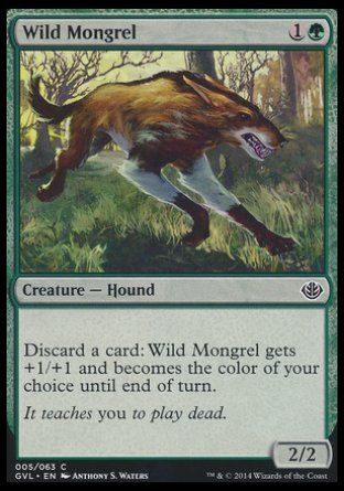 Wild Mongrel (Duel Decks : Anthology) Trading Card