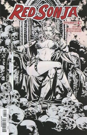 Red Sonja #18 (Cover F 10 Copy Gomez B&w Cover)