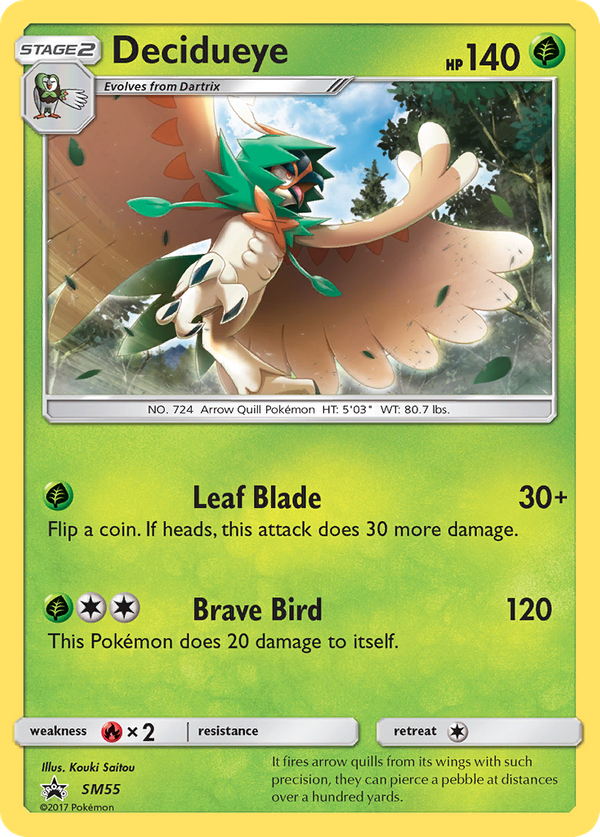 Decidueye (SM55) - SM Black Star Promos