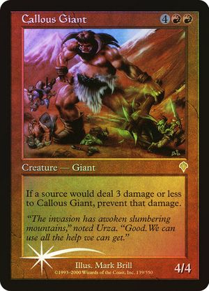 Callous Giant (Invasion - Foil)