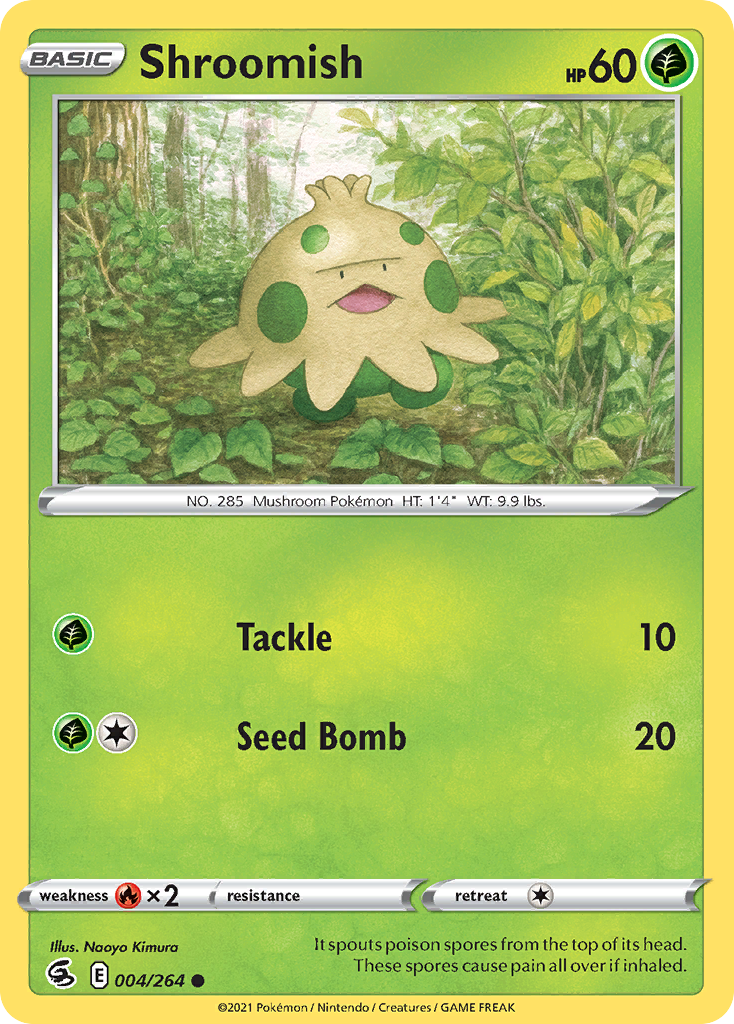 Shroomish (4/264) - Fusion Strike Pokémon Card