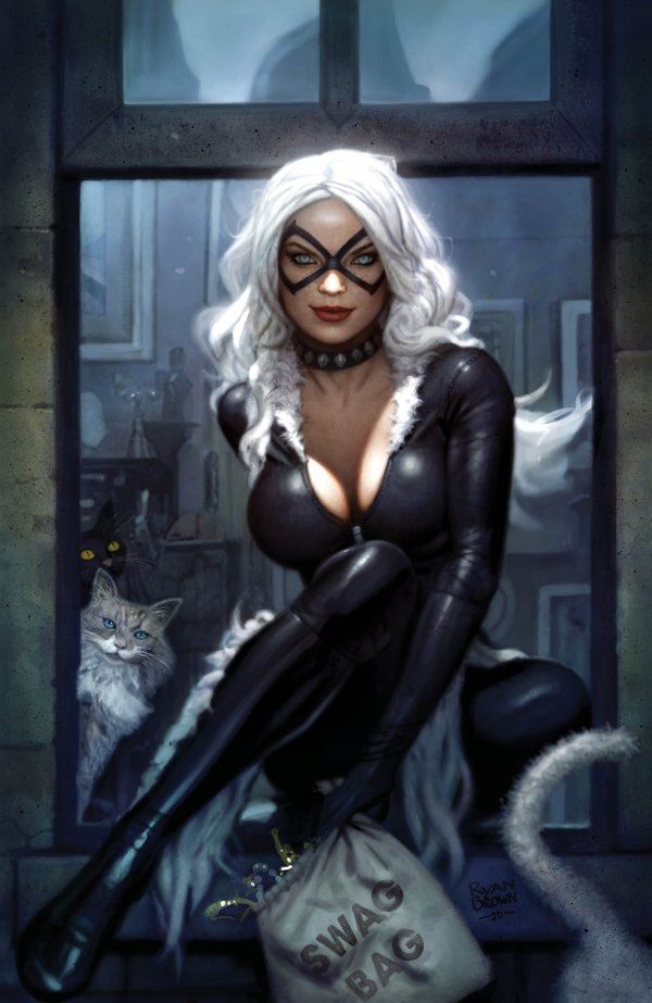 Black Cat #1 (Comics Elite Virgin Variant)