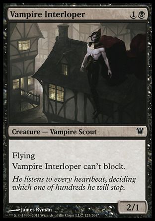 Vampire Interloper (Innistrad) Trading Card