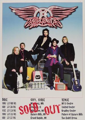 Aerosmith Tour Poster 2005
